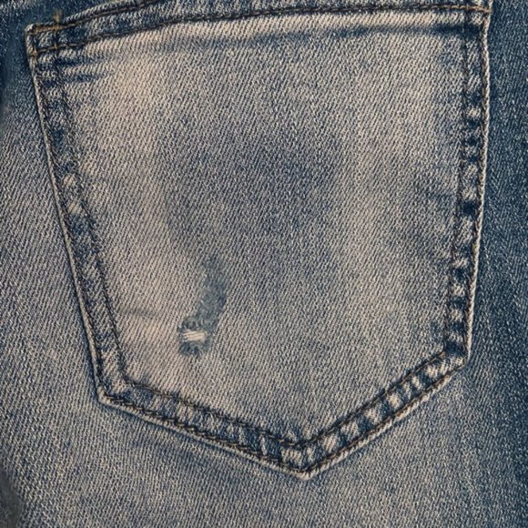 NWT Oasis by Eunina Tobi Super High Rise Mom Ankle Distressed Jeans Size 0 - Picture 14 of 16